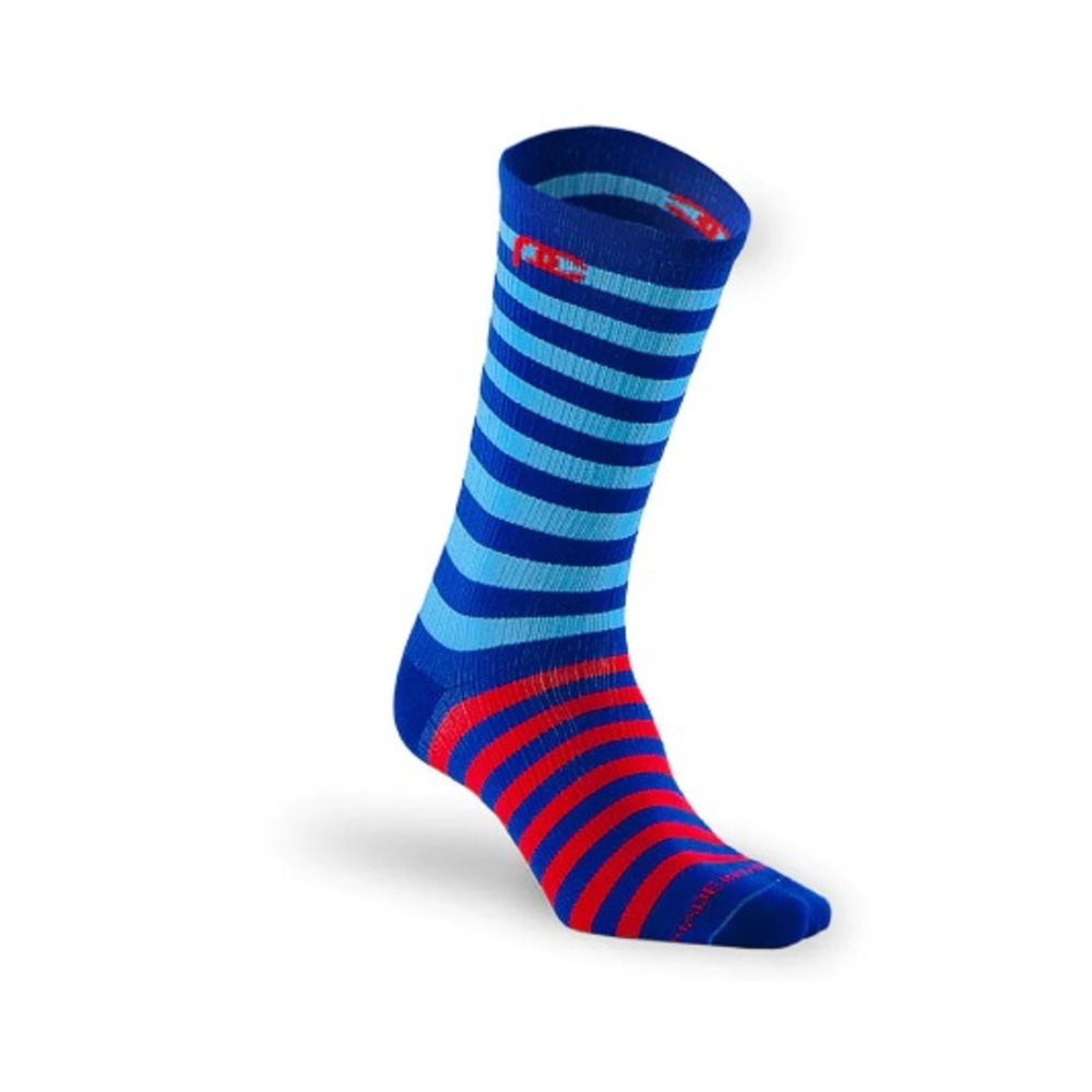 2 pack Pro Compression PC Racer Royal & Powder Mid-Calf Compression Socks S/M